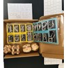 3D Metal & Wooden Brain Teasers Puzzle Set Gift Kids