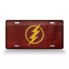 SignsAndTagsOnline.com Flash Lighting License Plate Lighting Bolt Leather Look Thunderbolt