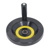 Handwheel 16x160mm Lathe Hand Wheel with Detachable Handle for Lathe