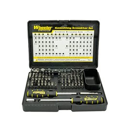 Wheeler 89 Piece Gunsmithing Screwdriver Set with Durable Construction and Storage Case for Gunsmithing and Maintenance