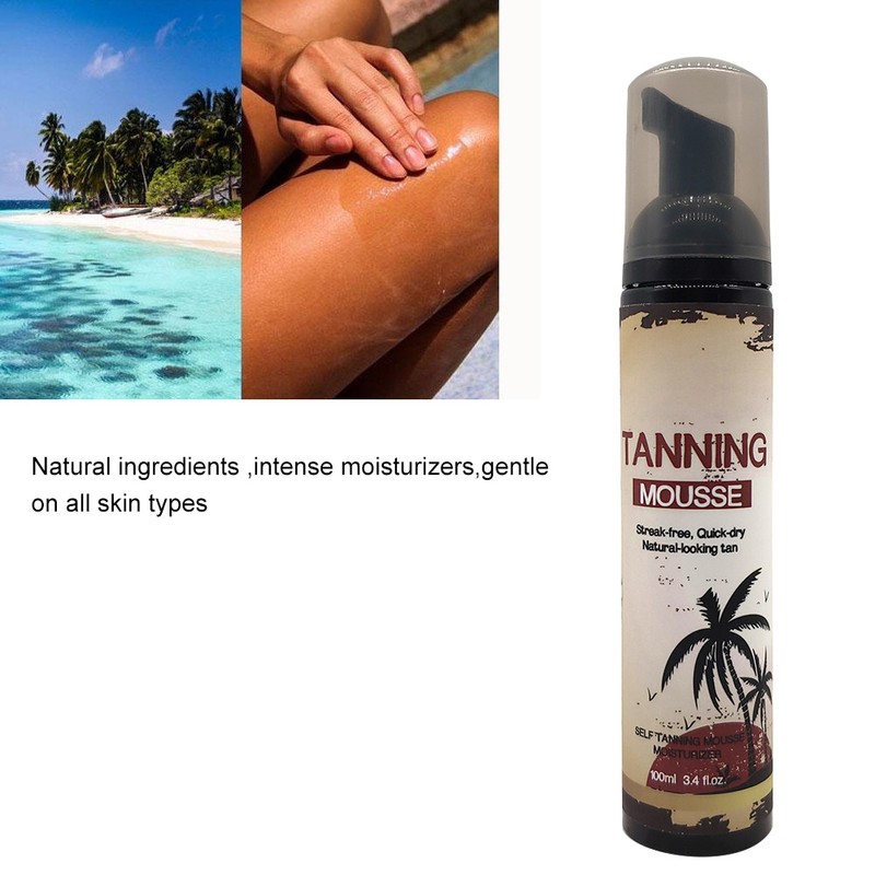 100ml Self Tanner Longlasting Moisturizing Sunless Tanning Lotion Body Cream