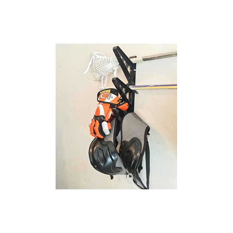 StoreYourBoard Lacrosse Stick Wall Storage Rack, Lax Sticks Pads and