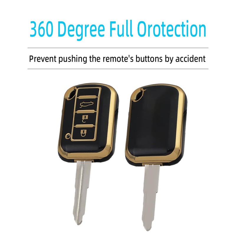 KULCSOK Key Case Suitable for Mitsubishi Eclipse Cross Mirage G4