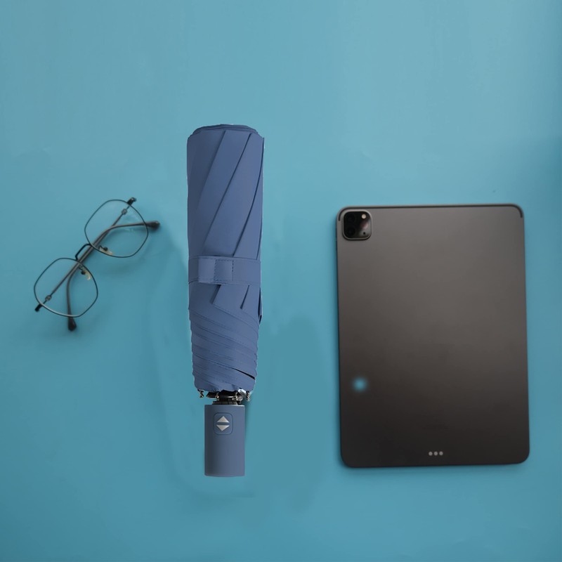 Small Travel Umbrella for Rain Protection Sun-Folding UV Umbrella Windproof