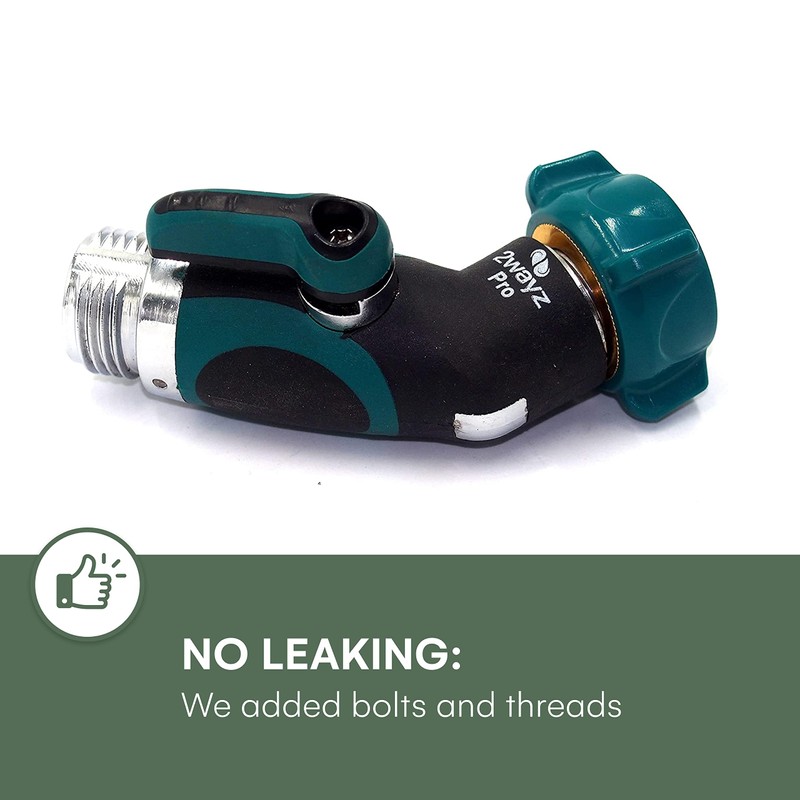 2WAYZ 45° Metal Hose Elbow, Hose Adapter, Hose Angle Connector,
