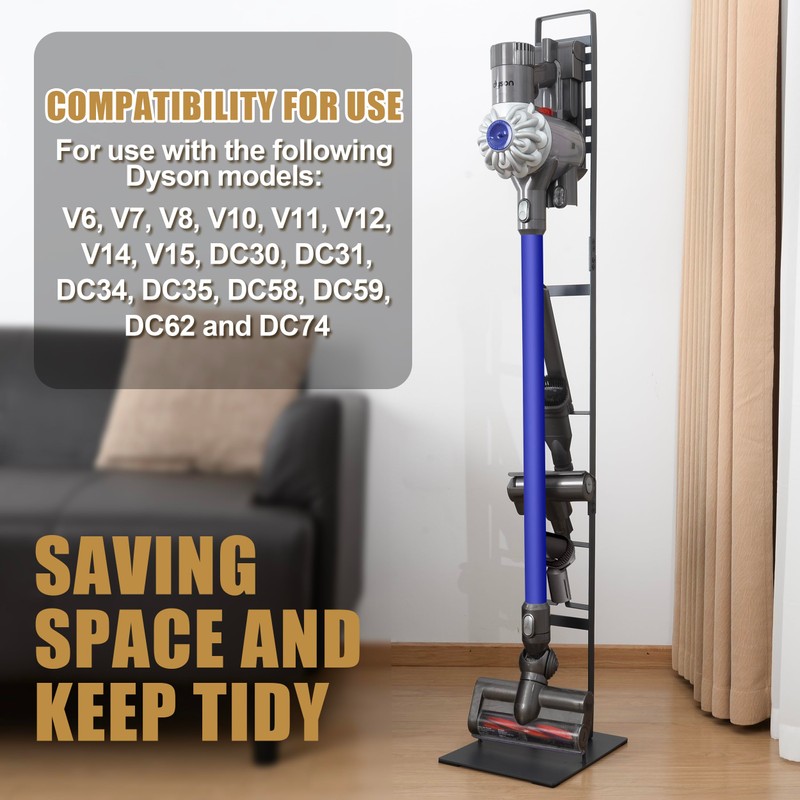 BRIGHTSHOW Vacuum Stand for Dyson V15 V11 V10 V8 V7
