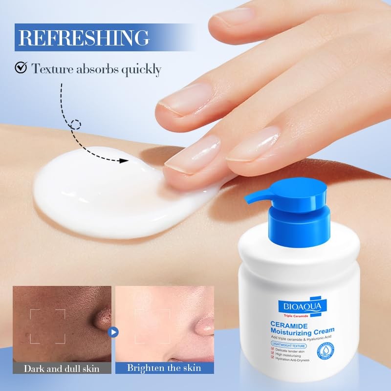 Ceramide Hyaluronic Acid Moisturizer reducing dryness Prevent dry smooth skin