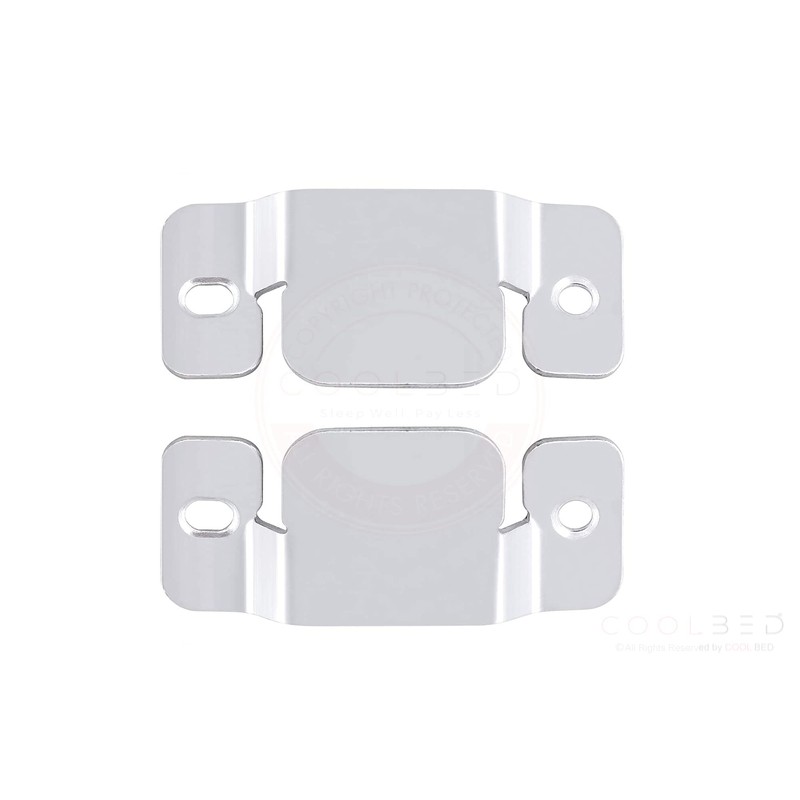 COOL BED 6 x Flush Concealed Mount Bracket, Heavy Duty