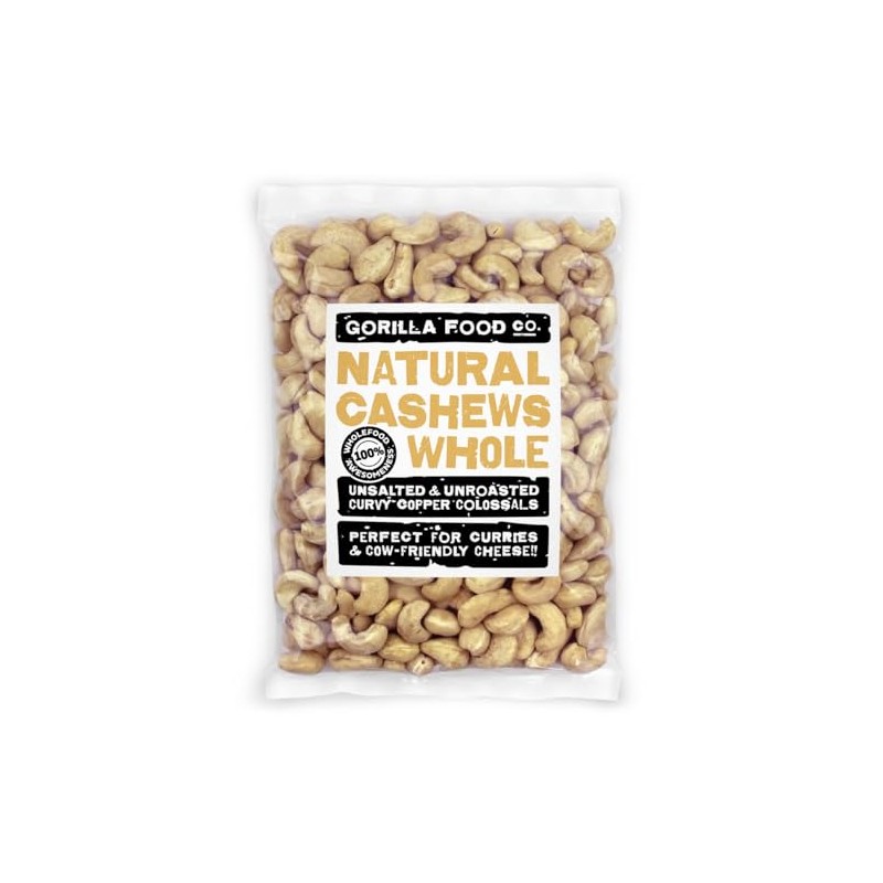 Gorilla Food Co. Cashew Nuts Whole - 400g
