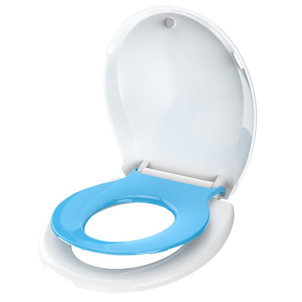 Aünsffer Toddler Toilet Seat with Potty Training Seat Round 16.5inch,