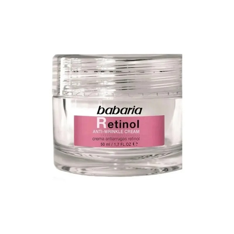 Babaria Crema Facial Antiarrugas con Retinol, Todo Tipo de Piel,