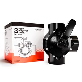 Swimables 3 Way Pool Valve 2 Inch | Compatible with Premium 3 Way Valve Systems | High-Flow 3 Way Water Valves for Pools with Secure Seal | Ideal for 2 Inch Plumbing Applications - Easy Maintenance