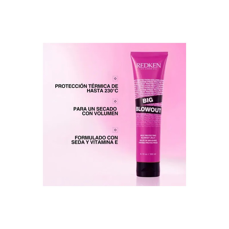 REDKEN Big BlowOut Gel Con Protección De Hasta 230°C 150ml