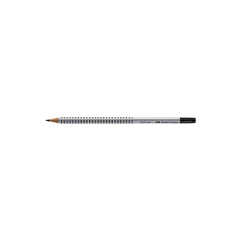 FABER-CASTELL Grip 2001 117291 Pencil Set, Two Pencils Hardness B