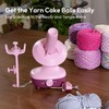 Etcokei Wool Unwinder, Electric Yarn Ball Winder for Crocheting, Compact