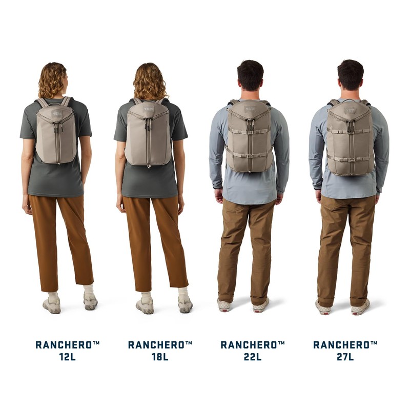 YETI Ranchero Backpack 12L, All-Day Utility Pack, Structured and Durable,