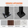 VEVOR Adjustable Metal Staircase Handrail for Outdoor Steps, 2-3 Steps