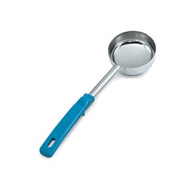Vollrath 62177 Teal Handled 6 Ounce Solid S/S Spoodle