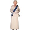 HRH The Queen (White Dress) Mini Size Cutout