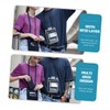Mipcase Travel Neck Wallet Blocking Passport Holder Neck Pouch with