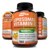 Vitamina C Liposomal 1600mg Inmunidad 180 Capsulas Veganas