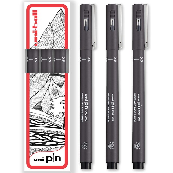 uni-ball PIN Fineliners | Fine Tipped Writing Pens | Water