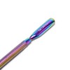 Rainbow Stainless Steel Nail Cuticle Pusher Double Ended Cuticle Remover