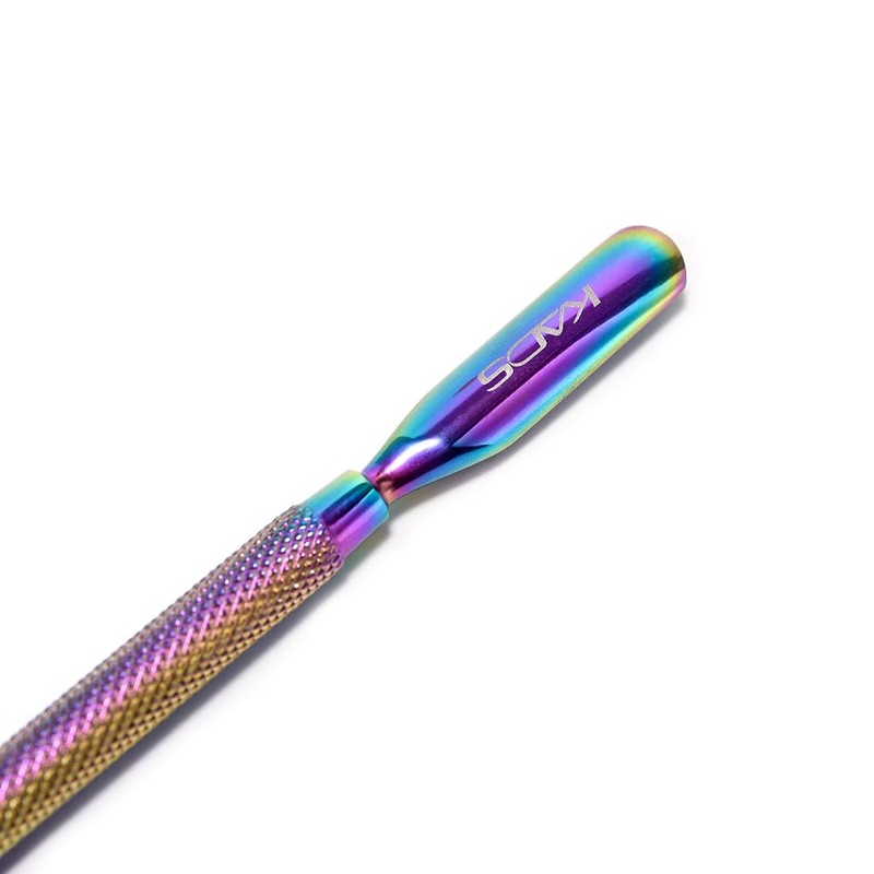 Rainbow Stainless Steel Nail Cuticle Pusher Double Ended Cuticle Remover