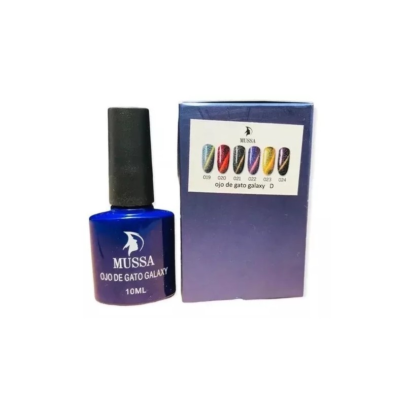 Lé Mussa Set Esmalte Semipermanente Marca Mussa Ojo De Gato