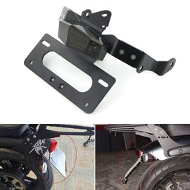 xitomer Fender Eliminator, Tail Tidy Fit for Vulcans 2015 2016 2017 2018 2019 2020 2021 2022 /Vulcan Café 2018-2022, with LED Tail light, Compatible with OEM/Stock & Aftermarket Turn Signal (Smoke)