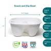 Rolling Sands Reusable Snack and Dip Bowls, 10 Pack, USA