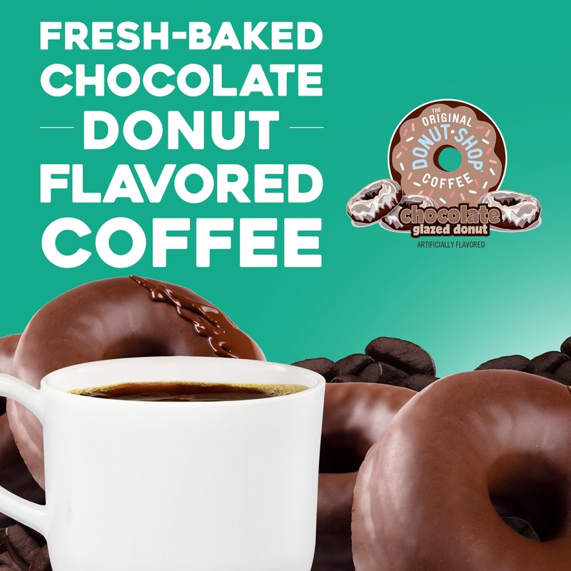 The Original Donut Shop Coffee Chocolate Glazed Donut Keurig Single-Serve