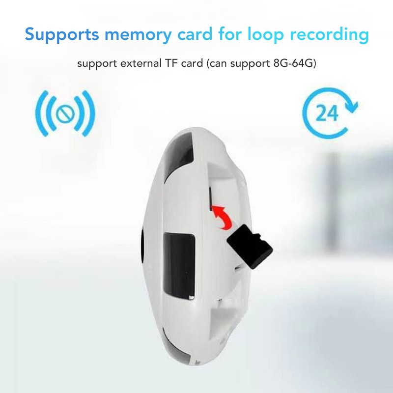 Fisheye Panoramic Camera AC 110‑240V 2MP Wifi 360 Degree Panoramic
