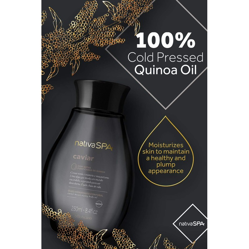 Boticario Nativa Spa (Caviar) - Oleo Hidratante Corporal 250 Ml
