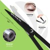 Eyebrow Precision Tweezers Set with Small Ear Nose Scissors -