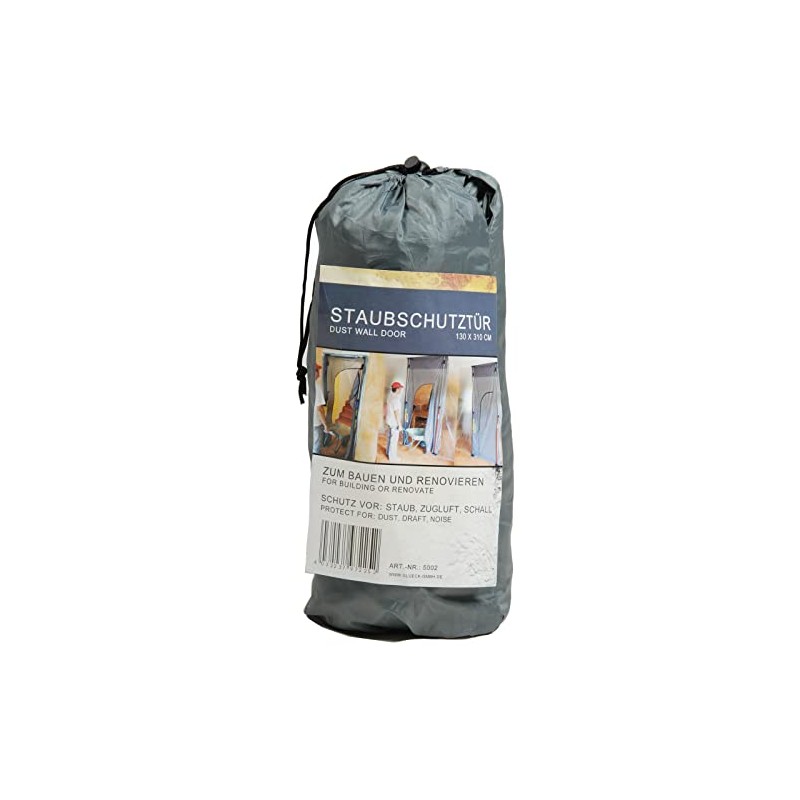 Dust protection door / wall 310 x 130 cm Velcro