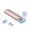 Vaydeer Metal Travel Pill Organizer – Compact Weekly Pill Box