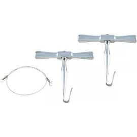 Gigli Saw Twisted Wire with 2 Handles Complete Set (with 12" Twisted Wire Saw)