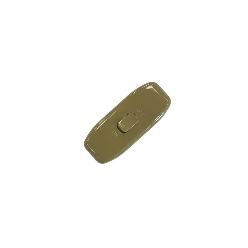 Lyvia 6AMP IN LINE ROCKER/TORPEDO SWITCH TABLE LIGHT LAMP GOLD