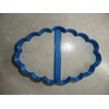 OVAL FRAME SCALLOP EDGE PLAQUE COOKIE CUTTER MADE IN USA