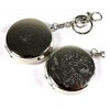 SmartDealsPro Circular de acero inoxidable llavero cenicero de bolsillo de