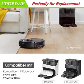 Accessories for Roborock S7 MaxV Ultra, Roborock S7 Pro Ultra, 2 Main Brushes, 6 Dust Bags, 4 Wipes, 4 Filters, 6 Side Brushes, Roborock S7 MaxV Ultra, Roborock S7 Pro Ultra Replacement Parts