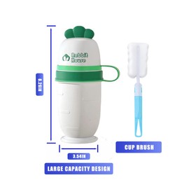 Toddler Urinals for Potty Training, Cute Portable Urinal for Toddlers Boys and Girls, with Clean Brush, Emergency Toilet Pee Bottle Pee Cup for Toddler Car Travel, Camping, Outside, (Pearl White)