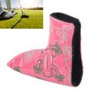 Golf Putter Headcover Embroidery Putters PU Protective Head Cover Magnetic