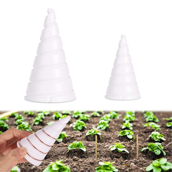 TOYMIS 2pcs Spiral Coil Winding Jig, 2 Sizes Copper Gardening