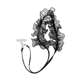 Hamy Sorureda! Tulle Shoulder Strap, Black