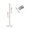 sourcing map 10pcs Extra Long Drill Bits, 1.5mm HSS Drill