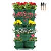 VIVOSUN 5 Tier Vertical Gardening Stackable Planter for Strawberries, Flowers,