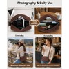 FHELAD Small Crossbody Bag for Women, Compact Puffer Camera Bag