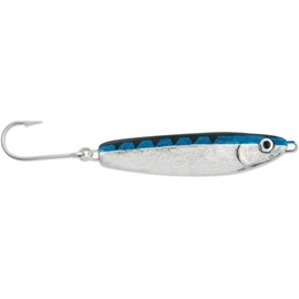 Luhr Jensen Crippled Herring 2oz. Chrome/Neon Blue Stainless Steel